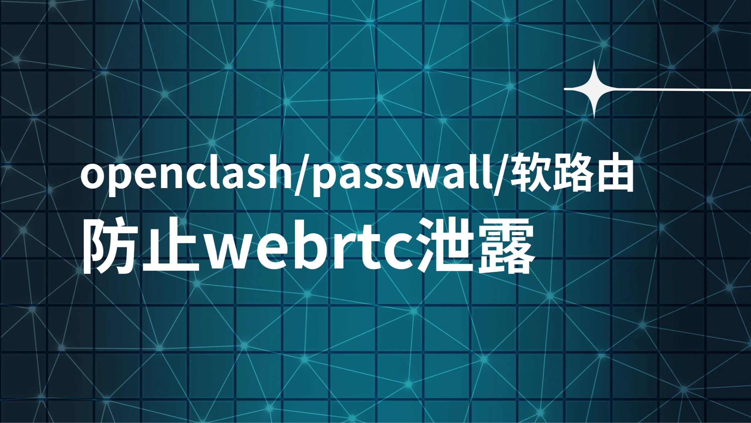 openclash/passwall/软路由 防止 webrtc泄露-元墨博客
